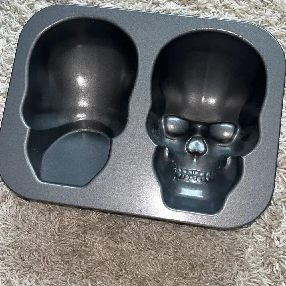 Nordic Ware Halloween 3D SKULL Cake Pan Williams-Sonoma